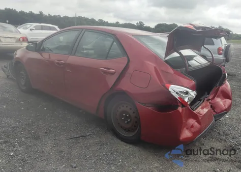 2015 Toyota Corolla Le from USA, damaged, VIN 2T1BURHE0FC452224